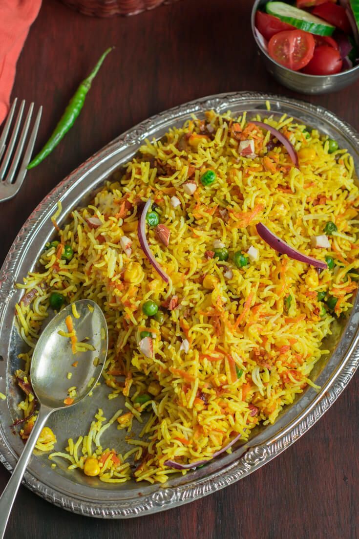 Veg biryani recipe in Marathi 